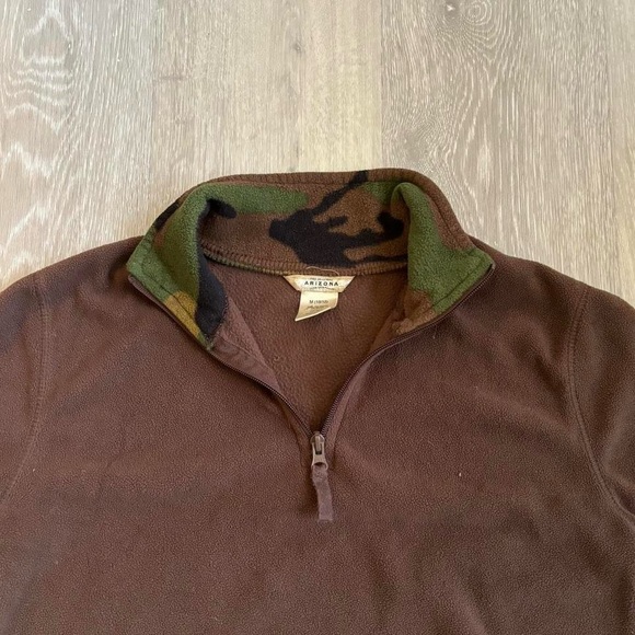 Brown Quarter Zip - Picture 1 of 6
